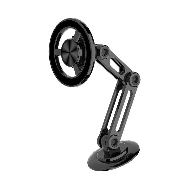 All-metal magnetic car phone holder with magnetic rings in multiple colour options