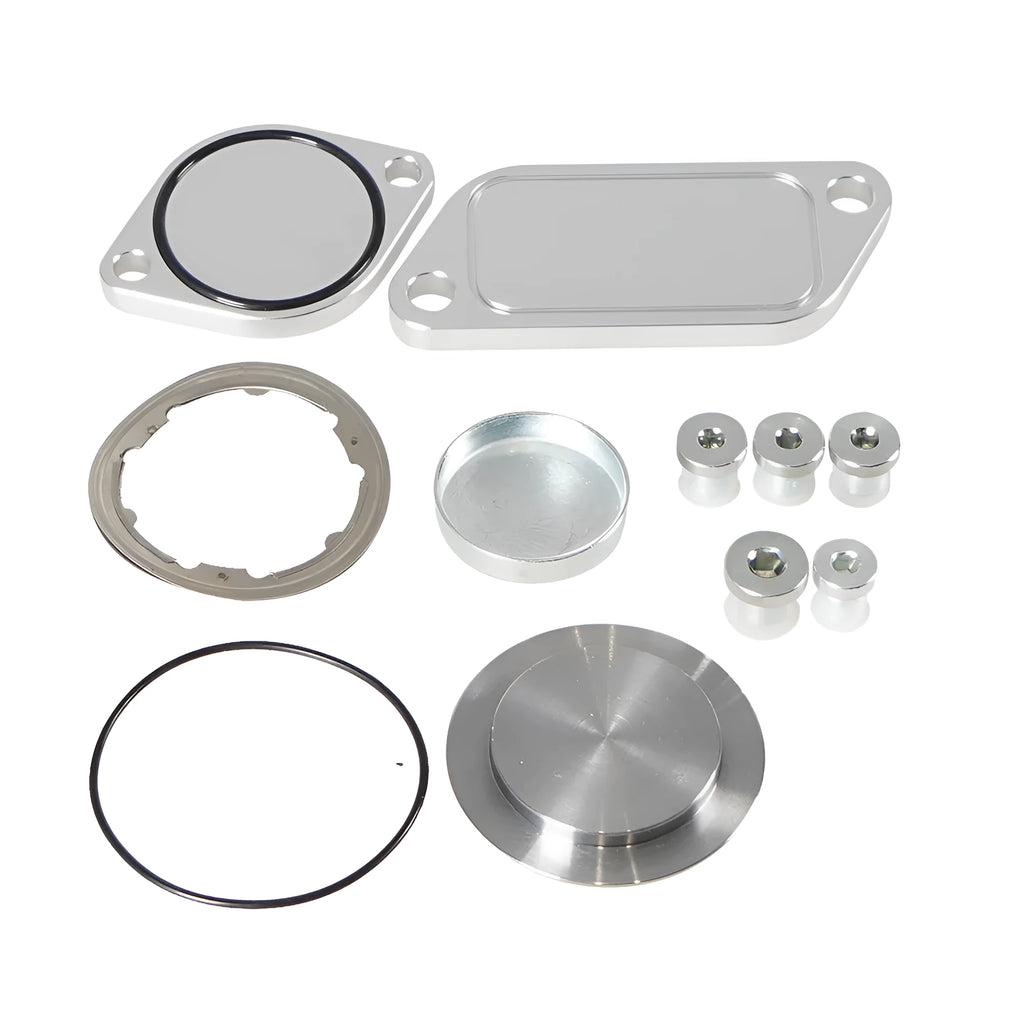 Silver aluminium alloy cooler exhaust gas recirculation EGR valve cover