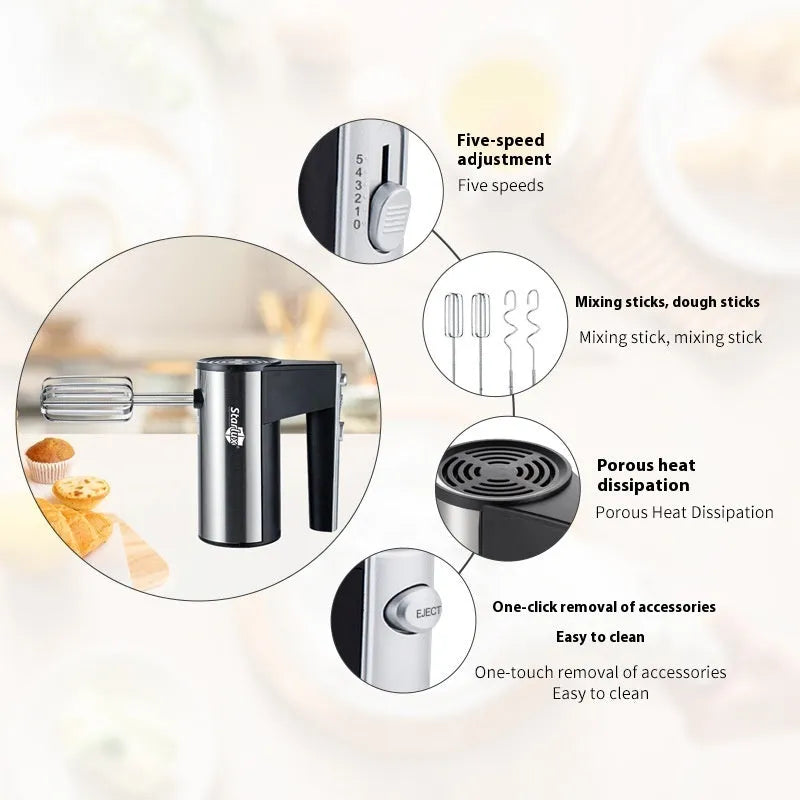 SL-25209 model handheld electric mixer with beaters, colour SL-25209.