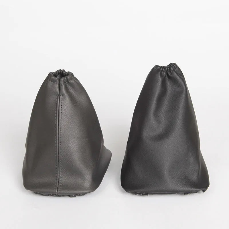 Black leather Toyota Corolla gear shift lever dust cover for universal vehicle fitment