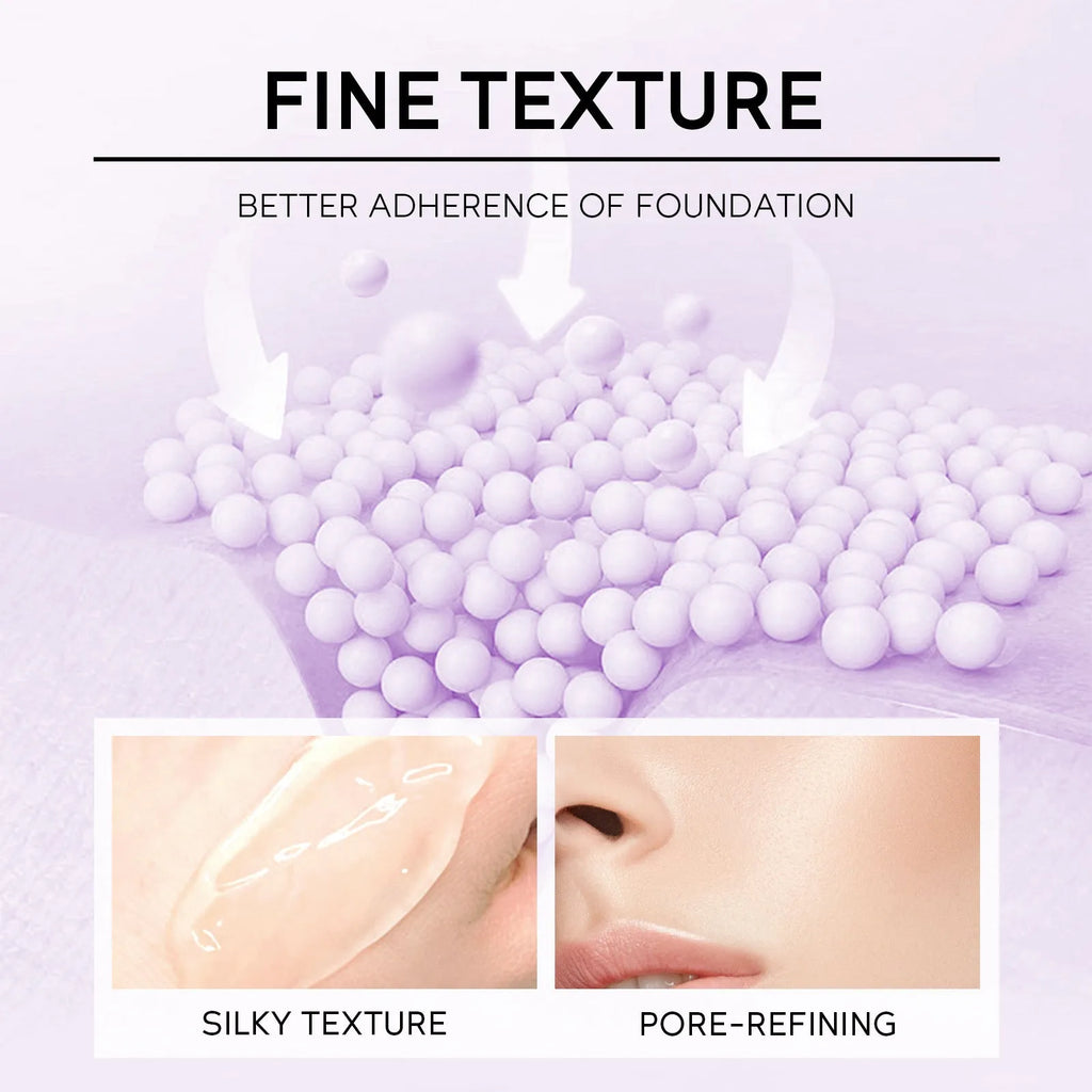 30g colour-correcting makeup primer set showing purple, pink, and green shades