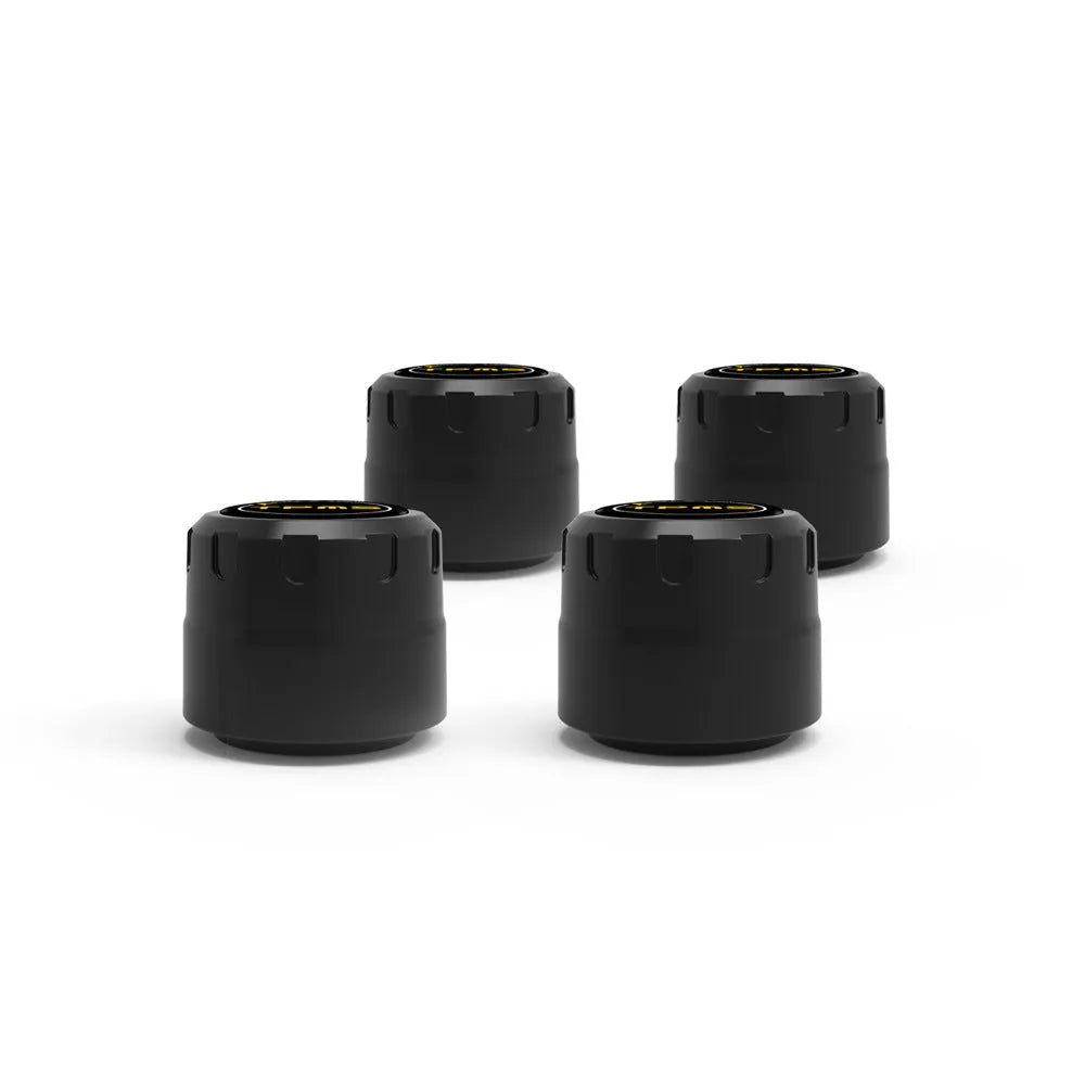 Bluetooth 5.0 automotive tyre pressure monitor system with four sensor units and installation tools
