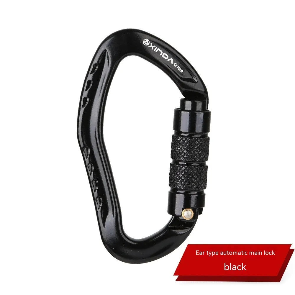 Automatic master lock climbing carabiner for outdoor rock climbing in multiple colours