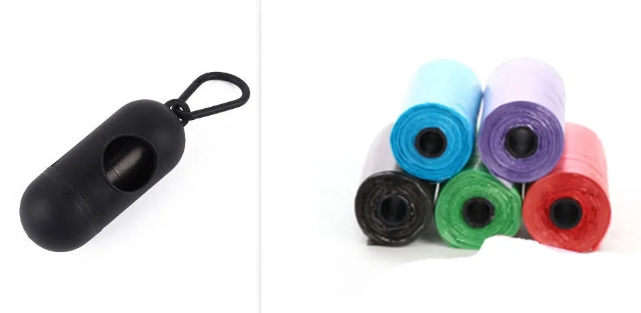 Roll of 22.5x30cm pet waste bags in selected colour for dog cleanup
