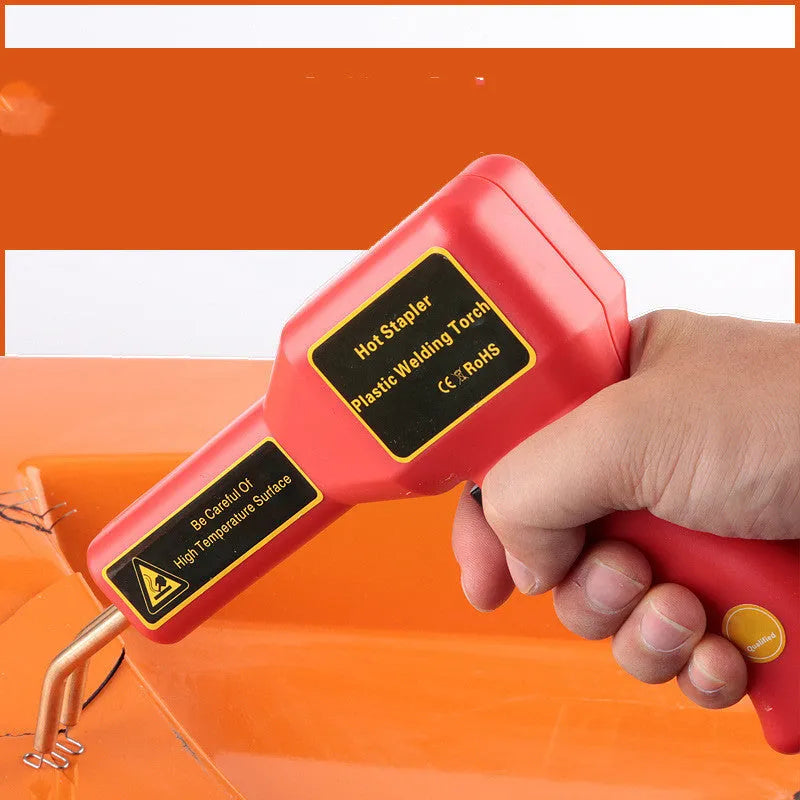 CR-307 plastic welding gun for automotive bumper repair with LED light and power cord.
