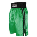 Boxing shorts in multiple colour options including black and red, and black and white side stripes.