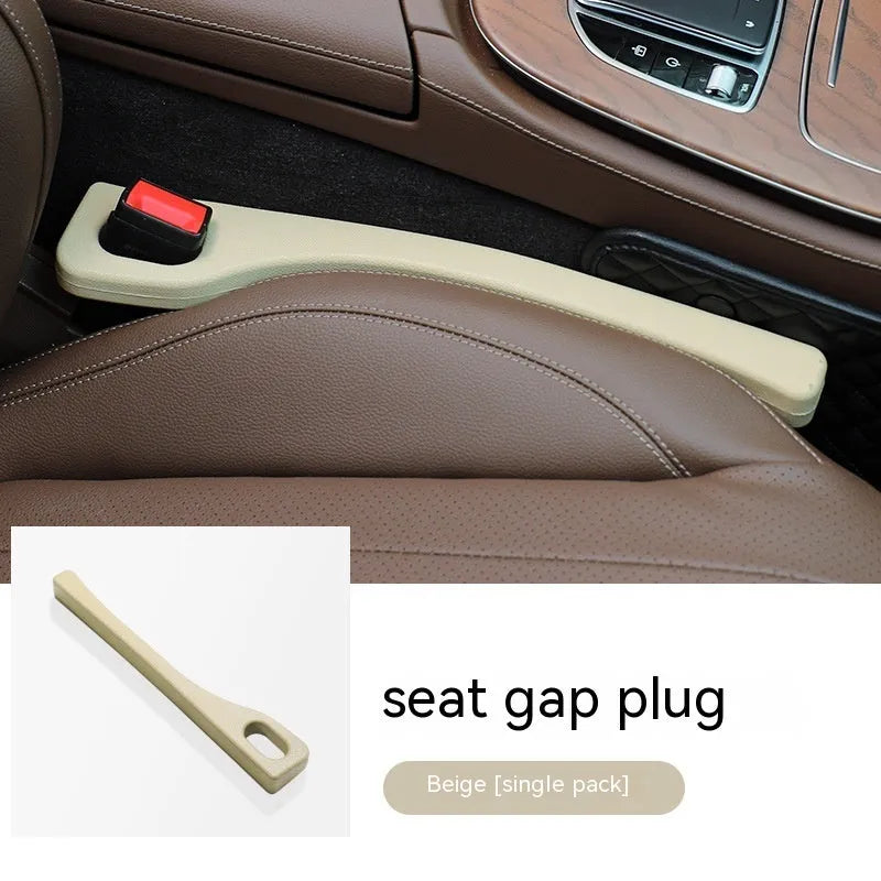 Polyurethane car seat gap strips in five colour options preventing items falling between seats