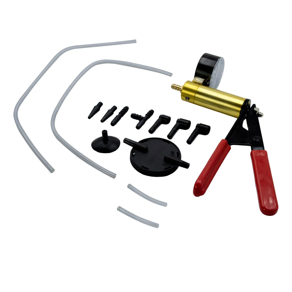 Manual vacuum air blow gun car repair tool with aluminium alloy construction