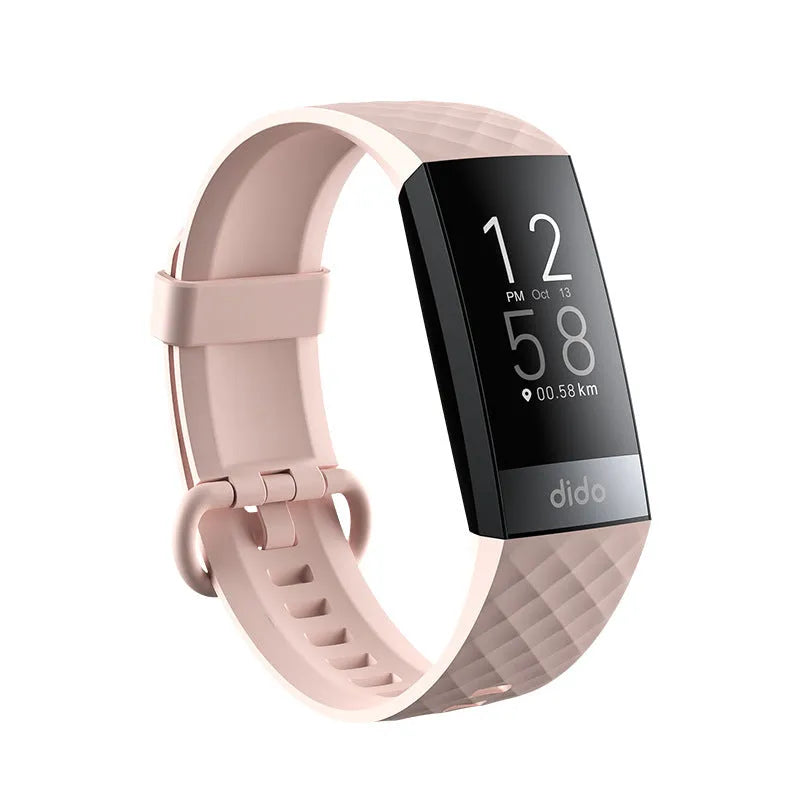 Y6 Black smart bracelet with 1.1-inch screen for blood pressure and ECG monitoring