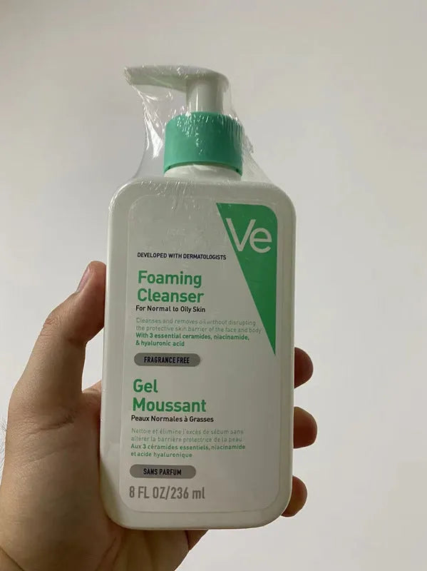 Ceramide milk body lotion 236ml bottle for all-weather repair and hydration, suitable for all skin types.