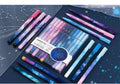 Twelve constellation ballpoint pens in a 12PCS plastic zodiac pen set for everyday writing and gifting