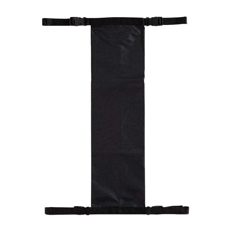 Black cylindrical wheelchair pannier bag for oxygen cylinders made from 600D Oxford cloth