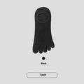 Men's five-finger invisible socks in modal fabric showing toe separation design