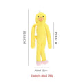 Golden retriever plush dog toy with sound feature and rattle paper texture in pink or yellow colour