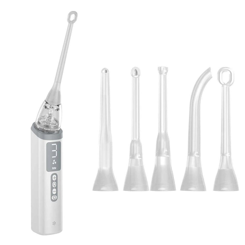 Milky white tonsil stone remover oral cleaning tool for dental calculus extraction