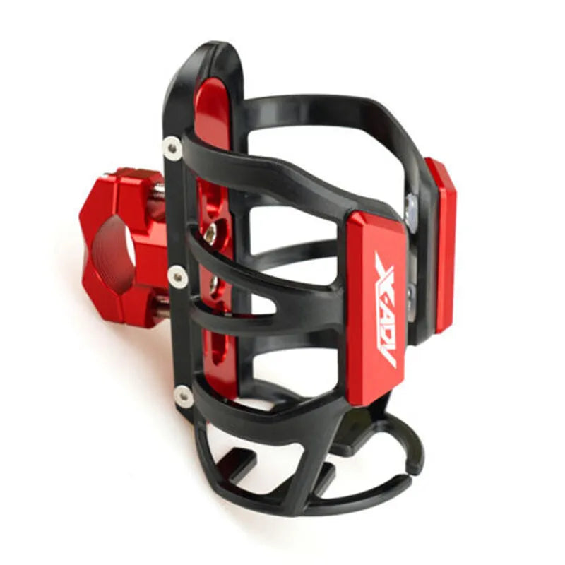 Modified water bottle cage for Honda X-ADV750 and XADV150 scooters in six colour options