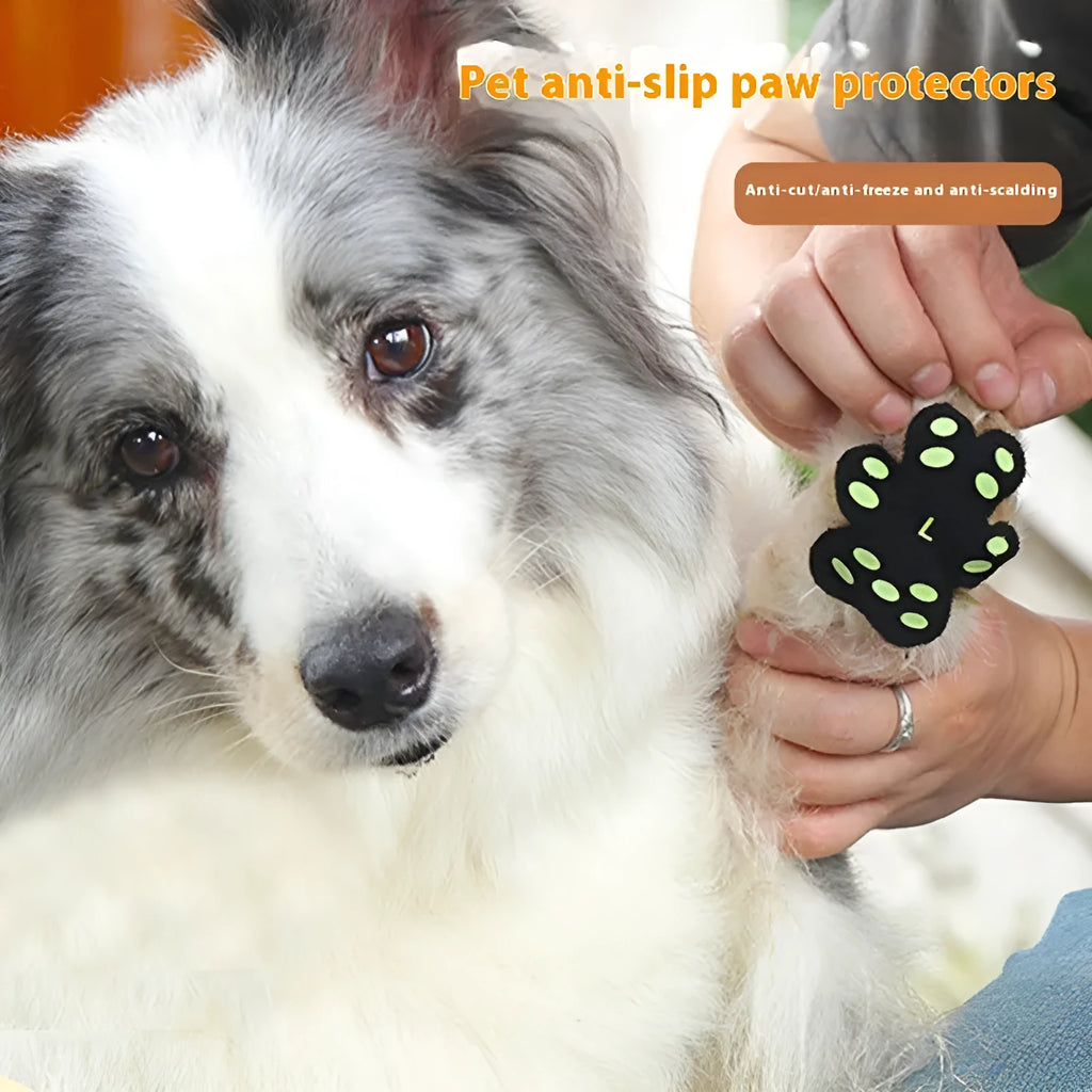 Breathable silicone claw protection pads for dogs in S and M sizes