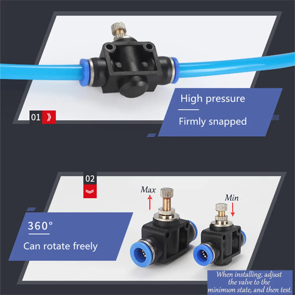 Turbo car blow off valve kit showing rubber doll, pressure regulator valve, copper tube, and clips.