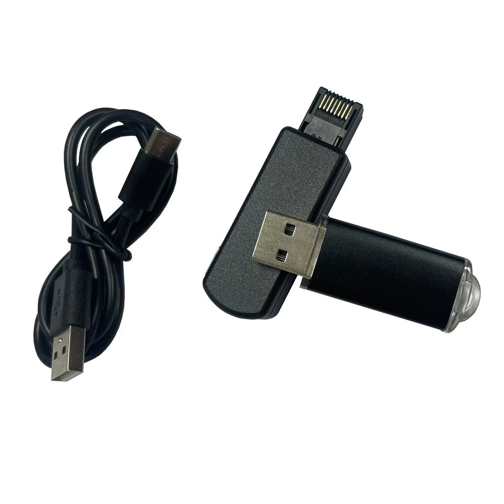 Black JB Tool USB host system adapter for PlayStation with ethernet port, measuring 81mm x 51mm x 20mm.