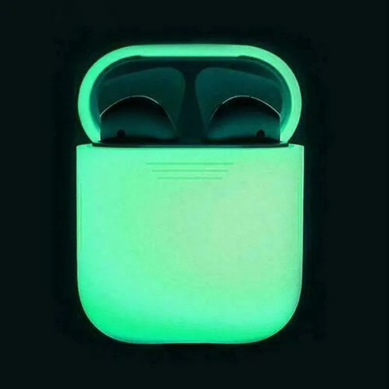 Luminous silicone flip-top protective case for Apple AirPods