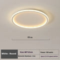 Circular modern LED ceiling lamp in black finish with dimming and multiple light colour options.