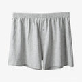 Men's pure cotton high waist boxer shorts in light grey, dark blue and black colours