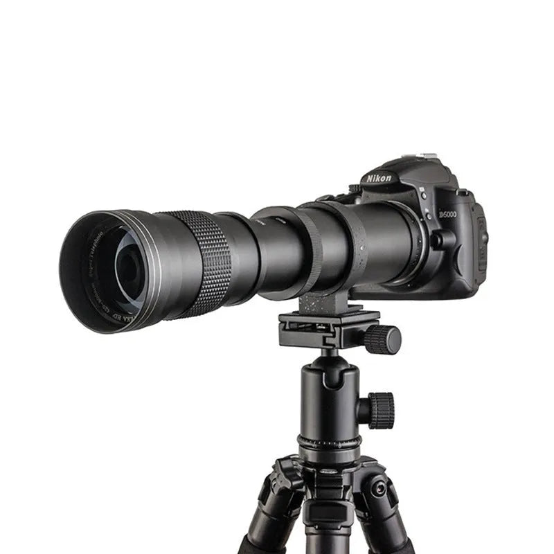 420-800mm manual focus telephoto zoom adapter lens for cameras with 67mm filter thread
