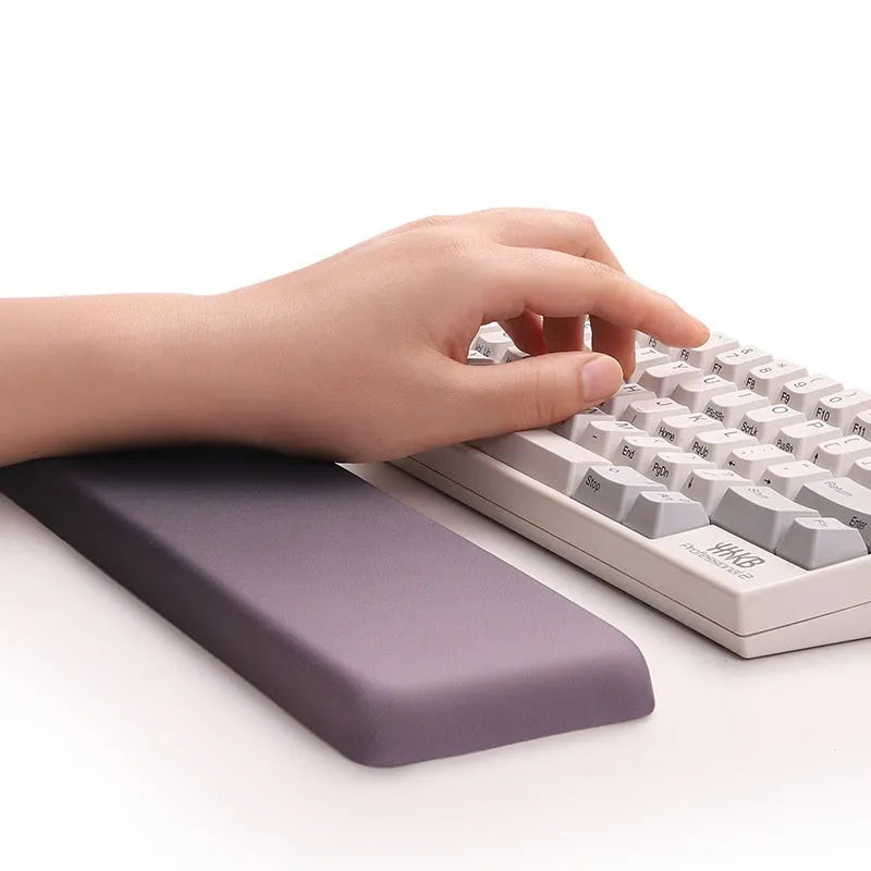 Square mouse pad with integrated wrist rest in various colour options