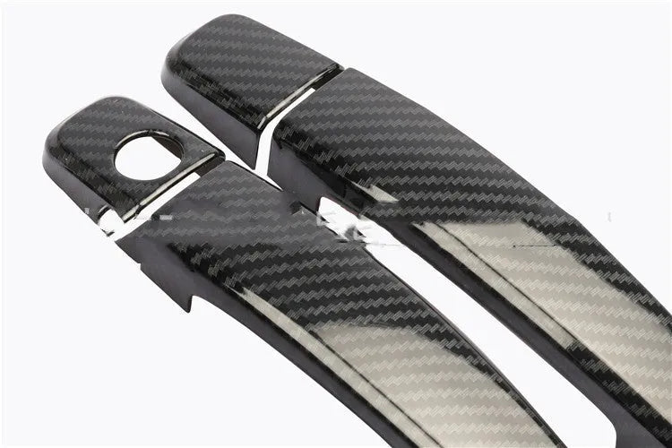 Carbon fibre pattern door handle decoration for Opel Vauxhall Astra