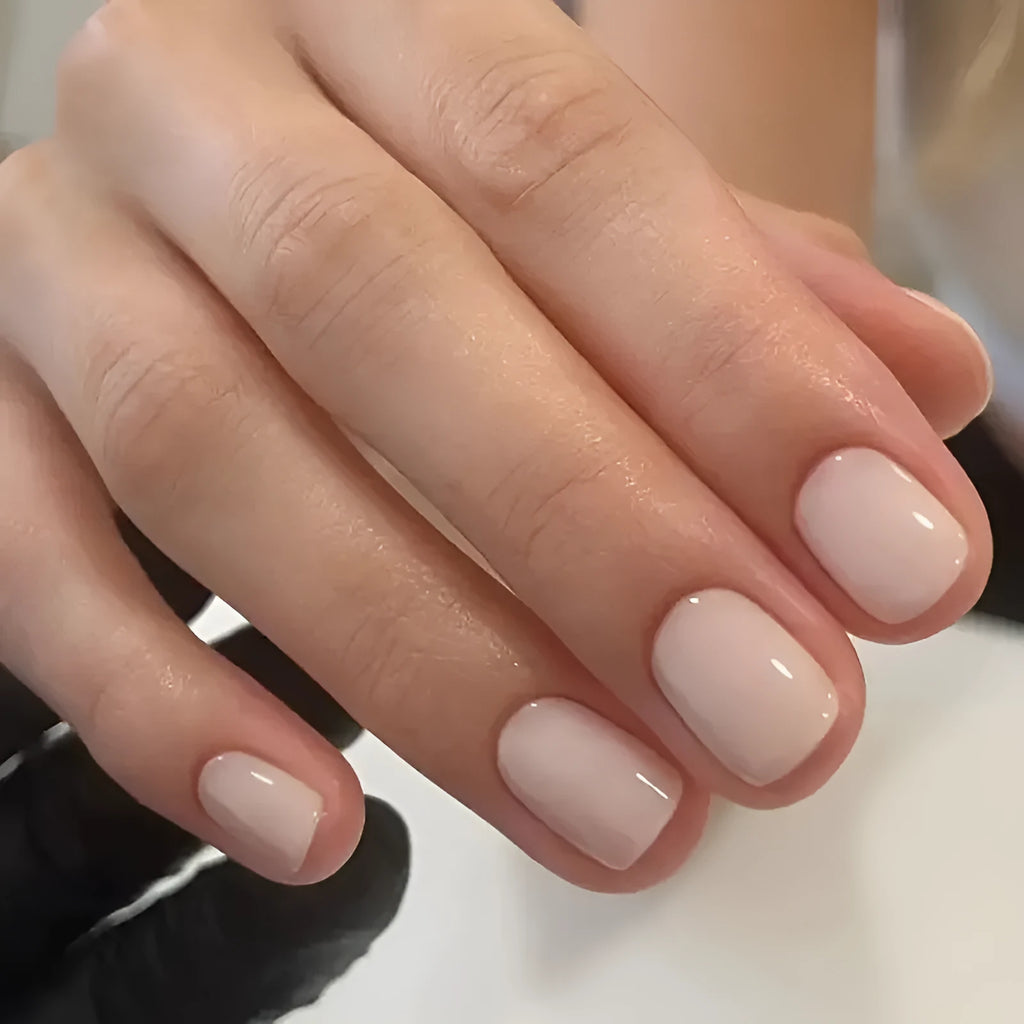 Plastic false nail art set in solid colour MY119 for ladies DIY manicure