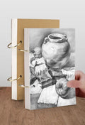 8K thickened detachable coil sketchbook with marker and watercolour surface options in multiple sizes
