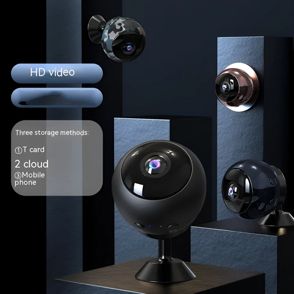 Wireless WIFI surveillance camera with 1080p resolution and ABS material housing