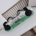 Transparent PVC water filled dumbbell bag for adjustable weight strength training