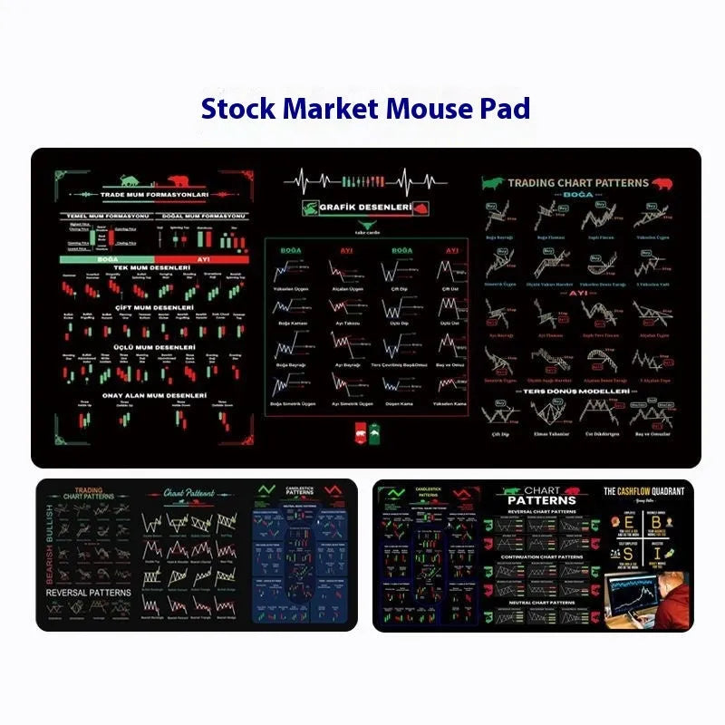 Black rubber mouse pad with thermal transfer print on computer desk