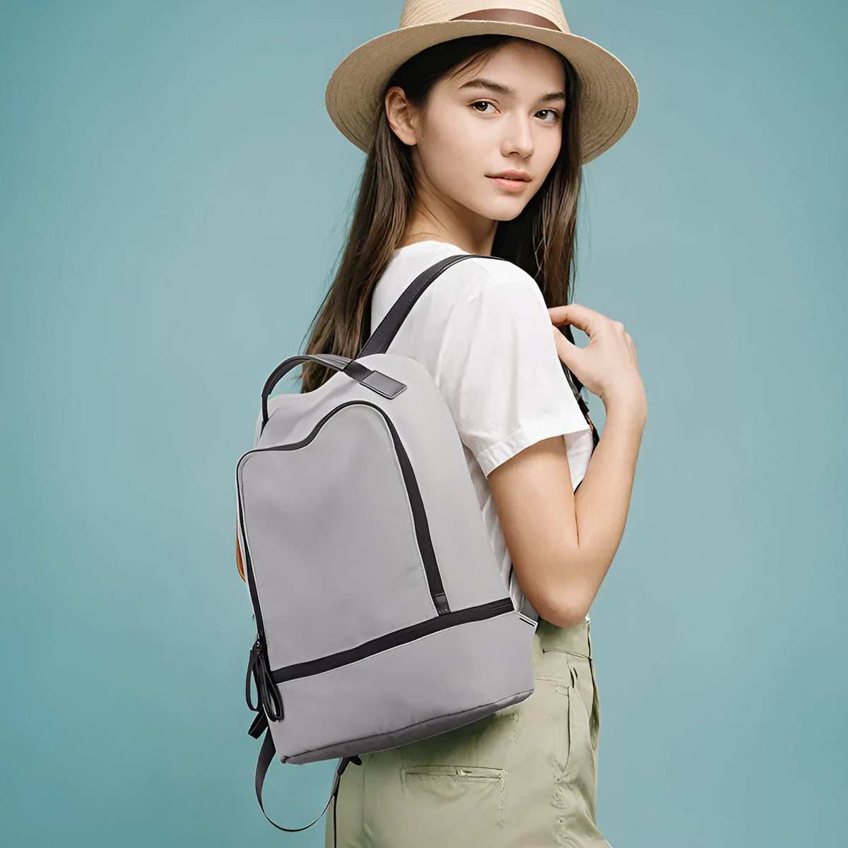 Marco Leideng ultra-light Oxford cloth backpack in solid colours with below 20L capacity