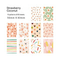 50 sheets of retro dessert-themed note paper measuring 56 by 83 millimetres