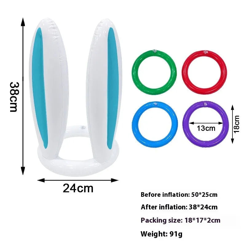 Inflatable octopus ferrule throwing toy in multiple Halloween colour variations