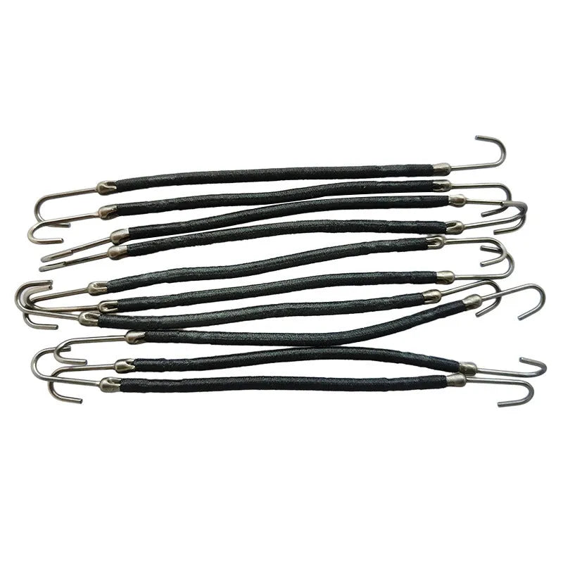 Solid colour double hook wig making tool on a white background.