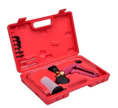 Manual vacuum air blow gun car repair tool with aluminium alloy construction