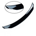 Mazda 3 Axela Exela modified tail trim with large wind surrounded blade in bright black