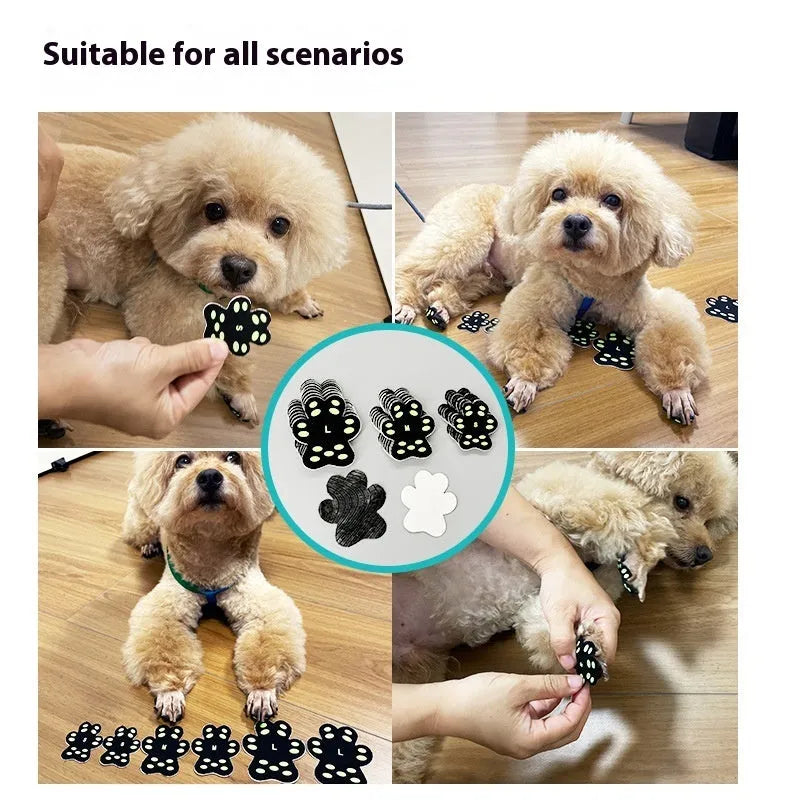 Breathable silicone claw protection pads for dogs in S and M sizes