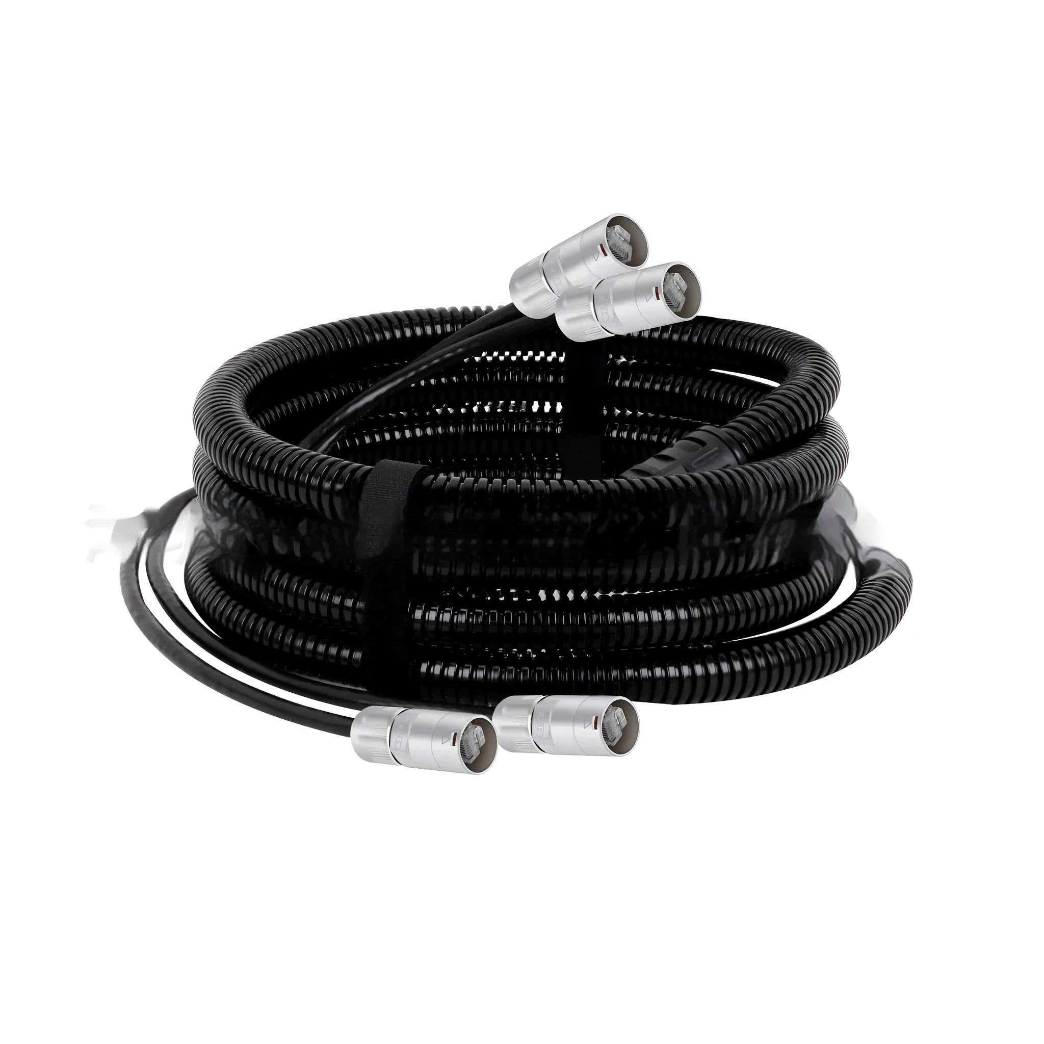 Cat5 and Cat6 Ethernet extension cable with RJ45 connectors in various lengths